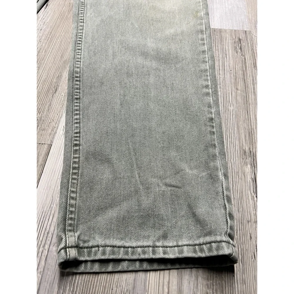 VINTAGE EDDIE‎ BAUER JEANS Mens 42x34 Relaxed Outdoor Gray Denim Workwear USA
